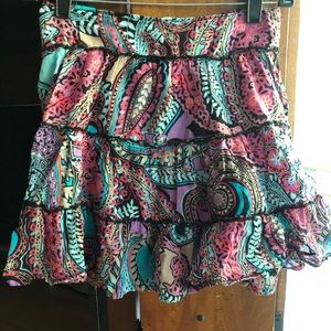 LEI Mini Flounce Skirt, S